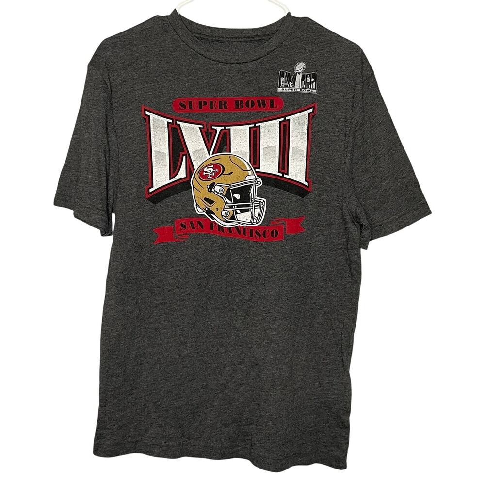 San Francisco 49ers Fanatics Super Bowl LVIII‎ Pastime Neck T-Shirt